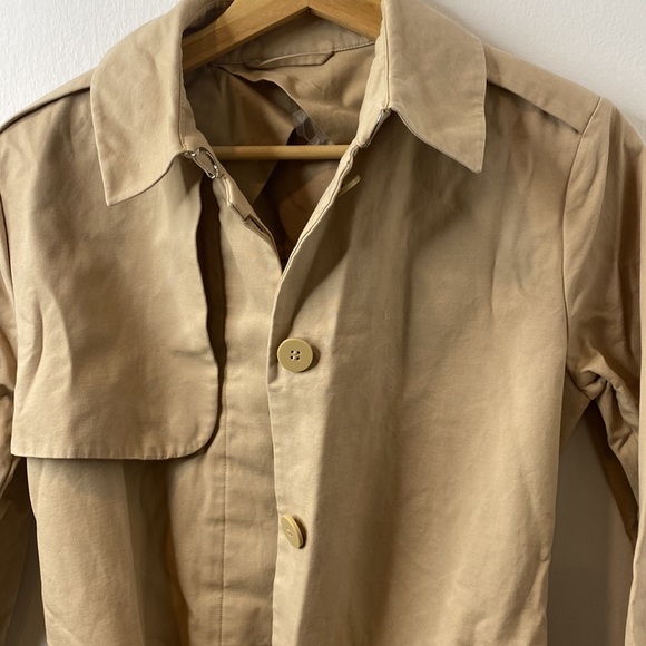 & Other Stories Brown Trench Coat size 6 - Picture 4 of 7